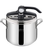 1 - Pentola a pressione Lagostina 7 lt 22 cm Domina Vitamin Lago Easyup LagoPlan