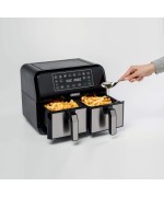 3 - Friggitrice ad aria con doppio cestello Ariete 4624 Airy Fryer Dual Metal