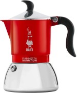 1 - Moka caffettiera Fiammetta Induction 4 tazze Bialetti Rossa 7144