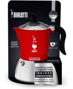 3 - Moka caffettiera Fiammetta Induction 4 tazze Bialetti Rossa 7144
