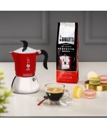 5 - Moka caffettiera Fiammetta Induction 4 tazze Bialetti Rossa 7144