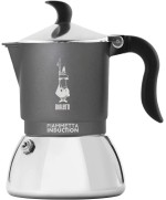 1 - Moka caffettiera Fiammetta Induction 2 tazze Bialetti Grigio 7148