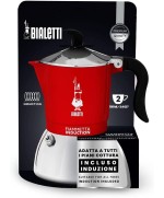 2 - Moka caffettiera Fiammetta Induction 2 tazze Bialetti Rossa 7147