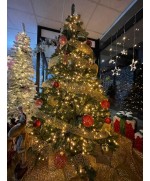 4 - Albero di Natale ad apertura automatica ad ombrello cm 210 verde automatico super folto