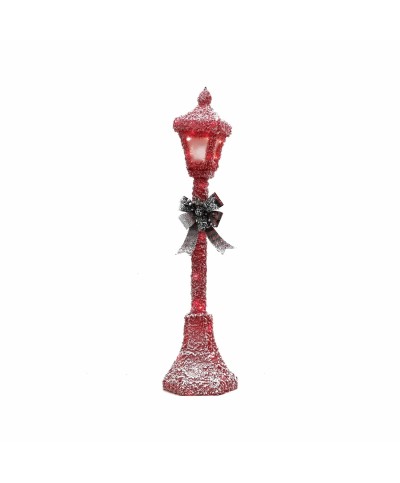 1 - Lampione rosso luminoso Natale h 155 cm 455545