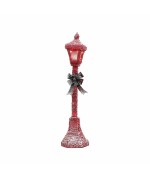 1 - Lampione rosso luminoso Natale h 155 cm 455545