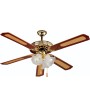 1 - Ventilatore a Soffitto Kooper Windy 2172386 3 luci 5 pale ø 130 cm