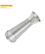 1 - Cono filtro inox n 3 foro piccolo 1,1 mm 5503 NP per spremipomodoro Reber