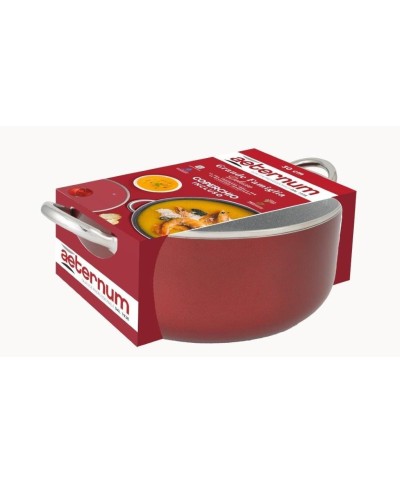 1 - Aeternum Casseruola 30 cm coperchio Grande Famiglia Deluxe red