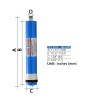 3 - Membrana RO Ionicore USmotic TFC 2012 - 180GPD Osmosi inversa depuratore