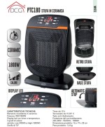 2 - Termoventilatore ceramico DCG PTC180