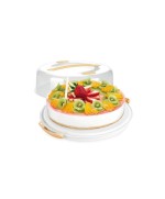 3 - Tescoma porta torte tondo basso con tavoletta refrigerante 34 cm 630841