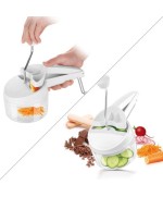 2 - Grattugia Julienne a manovella con 3 dischi Tescoma 643876 affetta