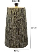5 - Base tronco albero di Natale H 55 ø 35 cm 494901