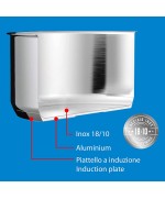 2 - Batteria di pentole 8 pezzi Divina Re Aeternum