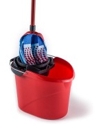 2 - Vileda SuperMocio lavapavimenti set completo manico 3 pz