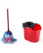 3 - Vileda SuperMocio lavapavimenti set completo manico 3 pz
