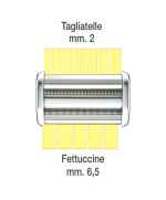 4 - Macchina per pasta Imperia Duplex accessorio 217 tagliatelle fettuccine