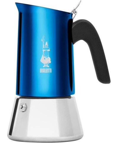 1 - Caffettiera in acciaio 6 tazze New Venus Blu Bialetti 7275