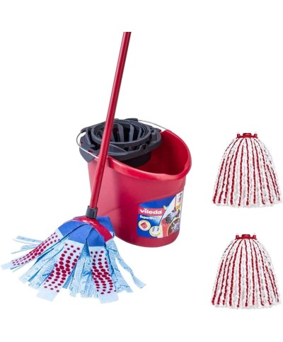 1 - Vileda SuperMocio Box lavapavimenti set completo manico 167978 mocio