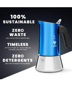 2 - Caffettiera in acciaio 6 tazze New Venus Blu Bialetti 7275