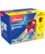 2 - Vileda SuperMocio Box lavapavimenti set completo manico 167978 mocio