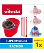 3 - Vileda SuperMocio Box lavapavimenti set completo manico 167978 mocio