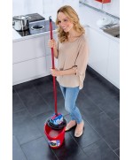 4 - Vileda SuperMocio Box lavapavimenti set completo manico 167978 mocio