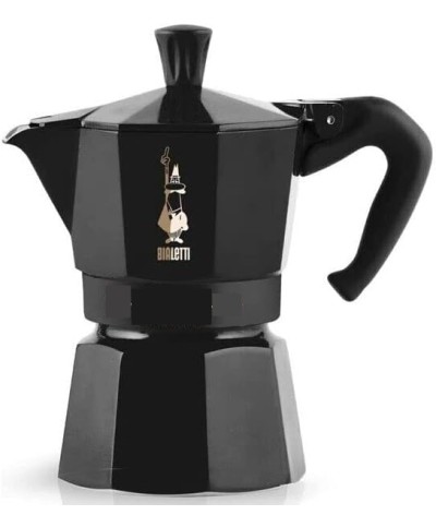 1 - Caffettiera La Mokina Bialetti moka 1/2 tazza Black 4985
