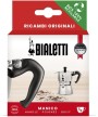 4 - Manico + spinotto Moka Express La Mokina Bialetti ricambio originale
