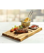 2 - Tagliere da portata acacia Kesper 43327