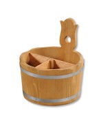 1 - Portaposate in legno Kesper 17 x 20 cm