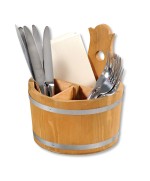 3 - Portaposate in legno Kesper 17 x 20 cm