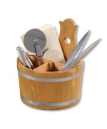 5 - Portaposate in legno Kesper 17 x 20 cm