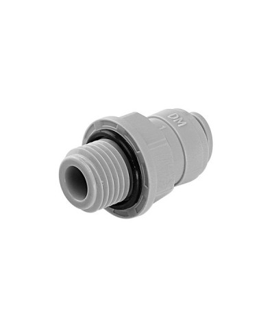 1 - Terminale diritto tubo Ø filettatura cilindrica BSP(P) 3/8 x 3/8 raccordo"