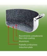 5 - Grande Famiglia Deluxe Casseruola cm 30 Aeternum Petravera