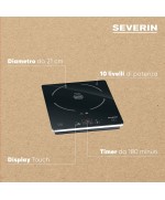 4 - Piano cottura induzione singola Severin KP 1071