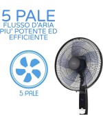 3 - Ventilatore a piantana Bimar AMA 12 con telecomando