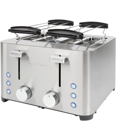 2 - Tostapane 4 fette ProfiCook TA1252 inox