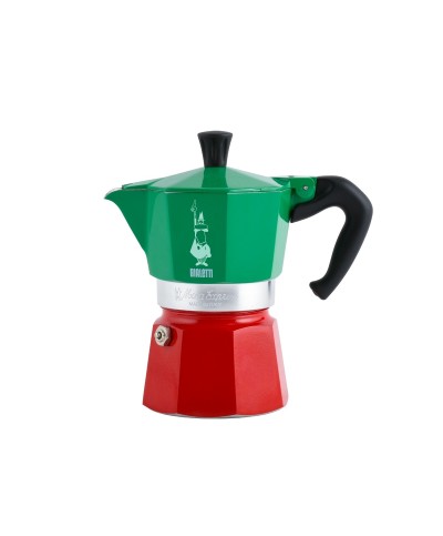 1 - Caffettiera Moka Express Bialetti 3 tazze Tricolore 5322