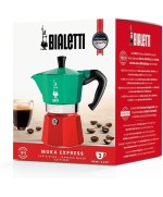 2 - Caffettiera Moka Express Bialetti 3 tazze Tricolore 5322