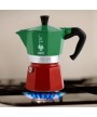 5 - Caffettiera Moka Express Bialetti 3 tazze Tricolore 5322