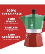 3 - Caffettiera Moka Express Bialetti 6 tazze Tricolore 5323