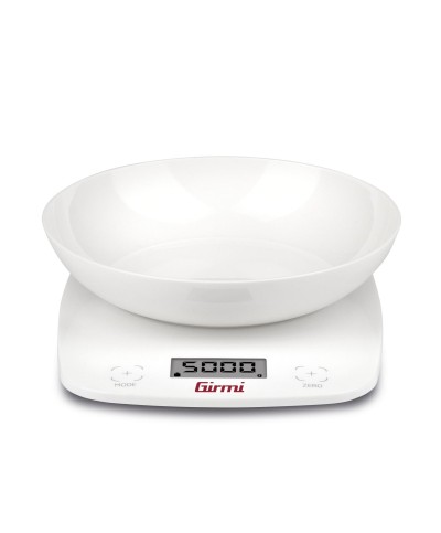 2 - Bilancia cucina elettronica Girmi PS01 con ciotola bianca