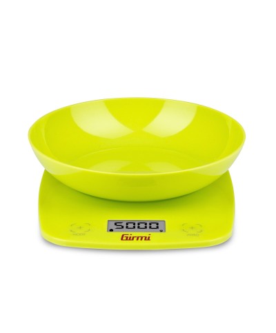 2 - Bilancia cucina elettronica Girmi PS01 con ciotola verde