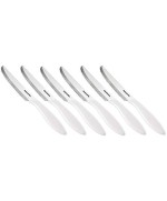 1 - Tescoma set 6 coltelli da tavola Presto 12 cm bianco 863054.11