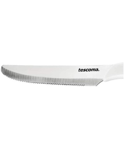 2 - Tescoma set 6 coltelli da tavola Presto 12 cm bianco 863054.11