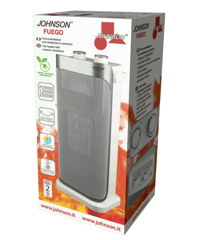 2 - Termoventilatore ceramico Johnson Fuego 2000W