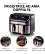 4 - Friggitrice ad aria 9L doppio cestello Ariete 2625