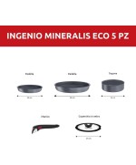2 - Ingenio Mineralis set 5 pezzi Lagostina